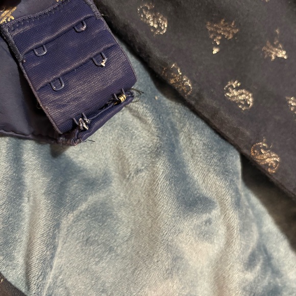 Navy Blue-Victoria Secret-Matching Bra& PJ Pants,) - Picture 3 of 7